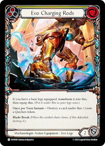 �y�R�[���h�EFOIL�z�t���b�V�����u���b�h EVO 049 Evo Charging Rods (C �R����) Bright Lights Flesh and Blood