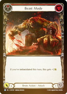 �y���C���{�[�EFOIL�z�t���b�V�����u���b�h HVY 017 Beast Mode (R ���A) Heavy Hitters Flesh and Blood