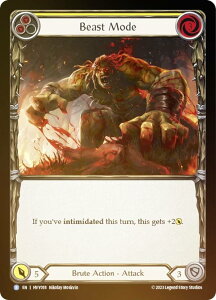�y���C���{�[�EFOIL�z�t���b�V�����u���b�h HVY 018 Beast Mode (R ���A) Heavy Hitters Flesh and Blood