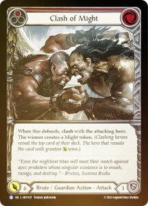 �y���C���{�[�EFOIL�z�t���b�V�����u���b�h HVY 137 Clash of Might (R ���A) Heavy Hitters Flesh and Blood