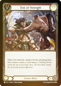 yC{[EFOILztbVubh HVY 239 Test of Strength (C R) Heavy Hitters Flesh and Blood