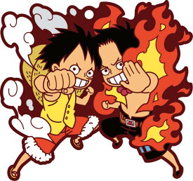 【モンキー・D・ルフィ＆ポートガス・D・エース】ラバーマスコット バディコレ ONE PIECE ルフィスペシャル！