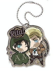 【エレン＆エルヴィン】 ぴた！でふぉめ 進撃の巨人 Season3 アクリルキーホルダー Vol.2