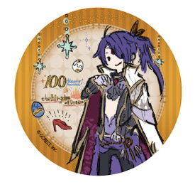 【ドロワット】 缶バッジ 夢王国と眠れる100人の王子様 虹の国 01 グラフアートデザイン