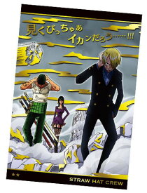 【No.8-21 麦わらの一味 (R レア) 】 ワンピースウエハース 天下無双の大海賊