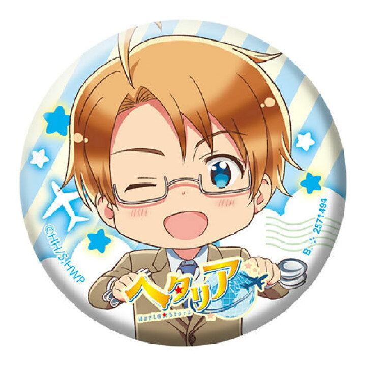 楽天市場】【アメリカ】 ヘタリア World☆Stars カプセル缶バッジ 