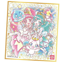 【[箔押し] No.06 フワ＆プルンス with キュアスター＆キュアミルキー(トゥインクルスタイル)】 プリキュア 色紙ART5