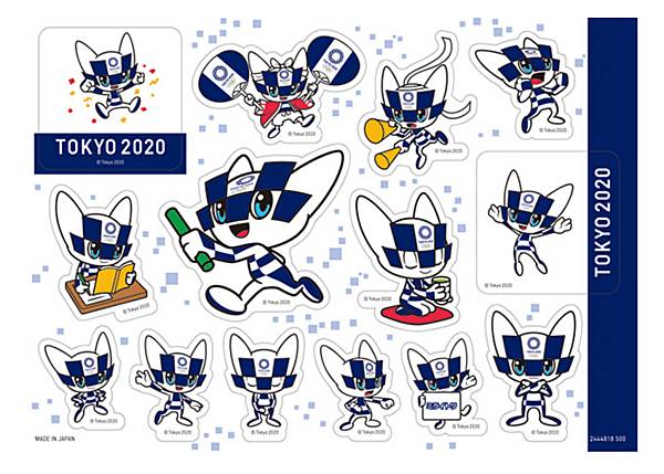 楽天市場】【C】 東京2020オリンピックマスコット シール1〜マスコット