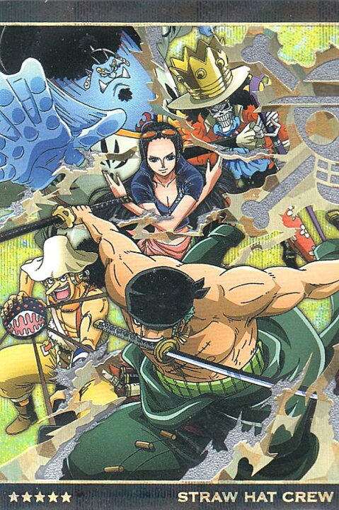 楽天市場 No 10 Sec1 麦わら海賊団 ゾロ ウソップ ロビン ブルック ジンベエ シークレット ワンピース ウエハース Grand Log Realize トレカ ホビー楽天市場店