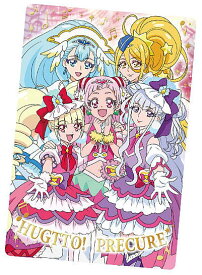 【[ピンク箔押し] P15 HUGっと！ プリキュア集合 (SPレア) 】 プリキュアオールスターズ キラキラカードグミ