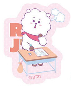 【3.RJ (school desk) 】 BT21グミ2 (シールのみ)
