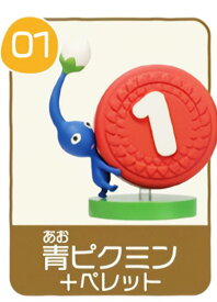 【01.青ピクミン+ペレット】 チョコエッグ ピクミン