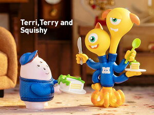 【Terri, Terry, and Squishy】 010_POPMART Disney/Pixar Monsters University Oozma Kappa Fraternity シリーズ