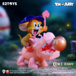 【ジェリー:竜騎士】 フィギュア 52TOYS BLINDBOX トムとジェリー ファンタジーマジック