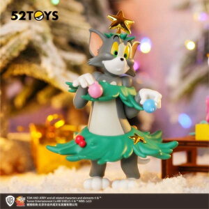 【トム:クリスマスツリー】 フィギュア 52TOYS BLINDBOX トムとジェリー 楽しいクリスマス