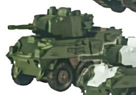 【87式偵察警戒車(単色)】 ワールドタンクデフォルメ3 冬季迷彩仕様 陸上自衛隊編