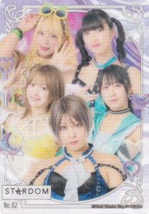 �yNo.02 COSMIC ANGELS�z �u�V���[�h �g���[�f�B���O�J�[�h �R���N�V�����N���A STARDOM