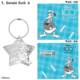 【Donald　Duck　A】ディズニー100 メタルブックマーカー