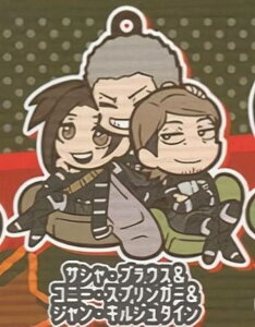 【サシャ・ブラウス&コニー・スプリンガー&ジャン・キルシュタイン】進撃の巨人 キャラばんちょうこうラバーマスコット