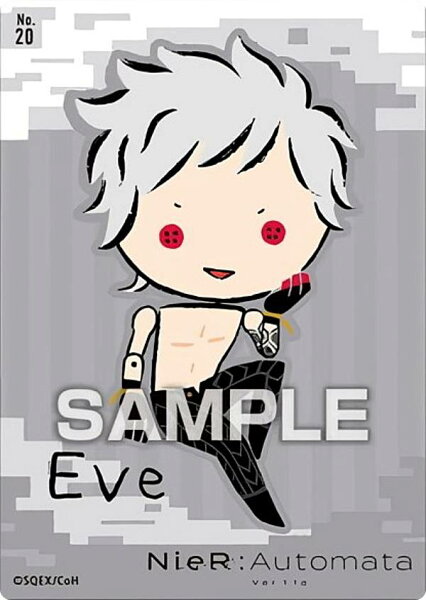 【No.20 イヴ】NieR:Automata Ver1.1a クリアカードコレクションガム ※カードのみ