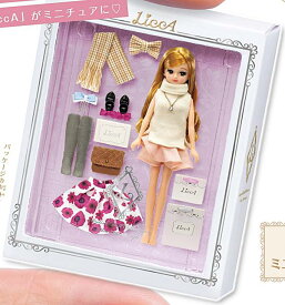 【フルールデートスタイル】LiccA Stylish Doll Collections ミニチュアパッケージコレクション