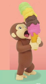 【アイスを欲張りすぎたジョージ】おさるのジョージ あらたいへん!フィギュア