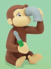 【排水管のつまりを直そうと奮闘するジョージ】おさるのジョージ あらたいへん!フィギュア