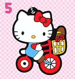 【5】ハローキティ 50th Anniversary ラバーキーホルダーコレクション2