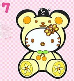 【7】ハローキティ 50th Anniversary ラバーキーホルダーコレクション2