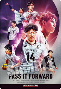 y1-35 PASS IT FORWARD/ (XyV) zJAPAN NATIONAL VOLLEYBALL TEAM cCEGn[X