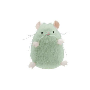 【ねずみのぬいぐるみ(えだまめ色)】アートユニブテクニカラー ねずみのぬいぐるみ&きぐるみコレクション2