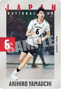【2-05 山内晶大 (ノーマルカード) 】JAPAN NATIONAL VOLLEYBALL TEAM ツインウエハース 2025