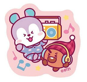 �y19.SHOOKY��MANG/Pajama Party�zBT21 �_�C�J�b�g�X�e�b�J�[�t���X�i�b�N ���X�e�b�J�[�̂�
