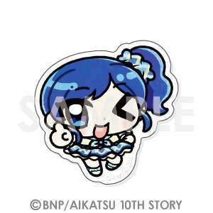 【霧矢あおい】アイカツ!シリーズ トレーディングきらきらクリアステッカー -アイカツ!BOX- Illustrated byあにゃ