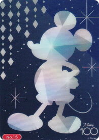 【No.15 ミッキーマウス】 ブシロード トレーディングカード コレクションクリア Disney100