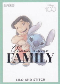 【08 LILO AND STITCH リロ＆スティッチ (レギュラーカード/名言) 】 Disney創立100周年 EPOCH 2023 Premier Edition Collection Cards