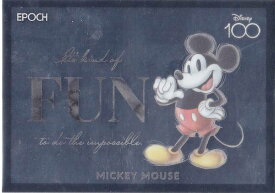 【[メタル版キラカード 196/300] 10 MICKEY MOUSE ミッキーマウス (インサートカード/名言) 】 Disney創立100周年 EPOCH 2023 Premier Edition Collection Cards