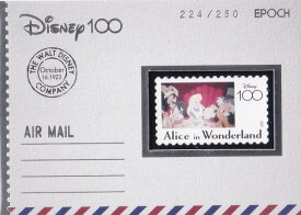 【[銀箔 224/250] WS-09 ALICE in WONDERLAND アリス・イン・ワンダーランド (スペシャルインサートカード/メモラビリアスタンプカード) 】 Disney創立100周年 EPOCH 2023 Premier Edition Collection Cards