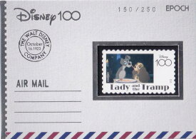 【[銀箔 150/250] WS-13 LADY and the TRAMP わんわん物語 (スペシャルインサートカード/メモラビリアスタンプカード) 】 Disney創立100周年 EPOCH 2023 Premier Edition Collection Cards