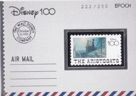 【[銀箔 222/250] WS-17 THE ARISTOCATS おしゃれキャット (スペシャルインサートカード/メモラビリアスタンプカード) 】 Disney創立100周年 EPOCH 2023 Premier Edition Collection Cards