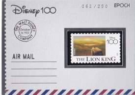 【[銀箔 062/250] WS-26 THE LION KING ライオンキング (スペシャルインサートカード/メモラビリアスタンプカード) 】 Disney創立100周年 EPOCH 2023 Premier Edition Collection Cards