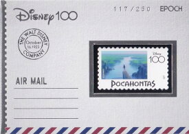 【[銀箔 117/250] WS-27 POCHAHONTAS ポカホンタス (スペシャルインサートカード/メモラビリアスタンプカード) 】 Disney創立100周年 EPOCH 2023 Premier Edition Collection Cards