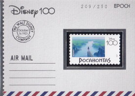 【[銀箔 209/250] WS-27 POCHAHONTAS ポカホンタス (スペシャルインサートカード/メモラビリアスタンプカード) 】 Disney創立100周年 EPOCH 2023 Premier Edition Collection Cards
