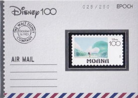 【[銀箔 025/250] WS-34 MOANA モアナ (スペシャルインサートカード/メモラビリアスタンプカード) 】 Disney創立100周年 EPOCH 2023 Premier Edition Collection Cards