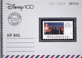 【[銀箔 141/250] WS-42 RATATOUILLE レミーのおいしいレストラン (スペシャルインサートカード/メモラビリアスタンプカード) 】 Disney創立100周年 EPOCH 2023 Premier Edition Collection Cards
