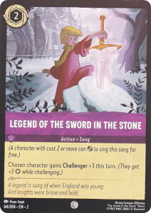 �yFOIL�z�f�B�Y�j�[ �����J�i 64/204�EEN�E2 Legend of the Sword in the Stone (C �R����) Disney LORCANA Rise Of The Floodborn