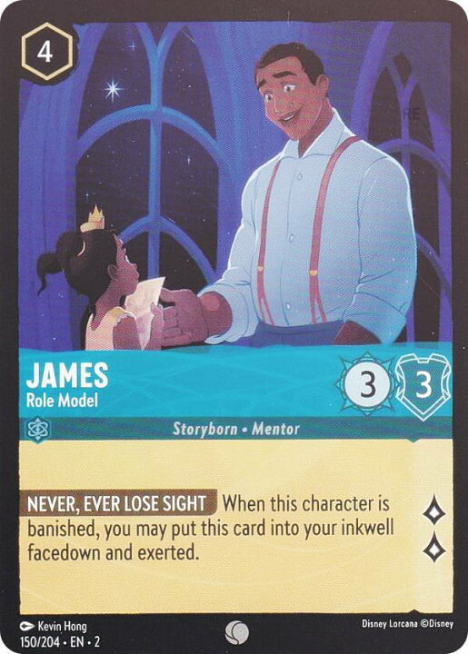 楽天市場】【FOIL】ディズニー ロルカナ 150/204・EN・2 James - Role 