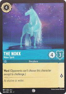 �yFOIL�z�f�B�Y�j�[ �����J�i 160/204�EEN�E2 The Nokk - Water Spirit (C �R����) Disney LORCANA Rise Of The Floodborn