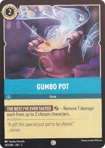 �yFOIL�z�f�B�Y�j�[ �����J�i 167/204�EEN�E2 Gumbo Pot (C �R����) Disney LORCANA Rise Of The Floodborn