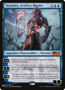 }WbNUMUO M19 EN Tezzeret, Artifice Master (p _bA) The List UEXg